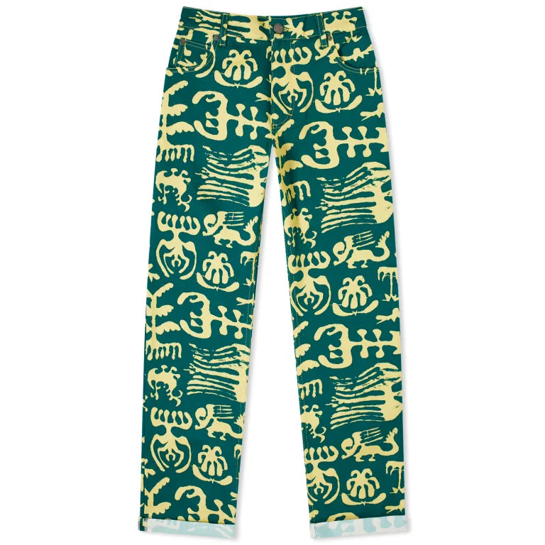 Charles Jeffrey LOVERBOY Art Denim Jeans Pant