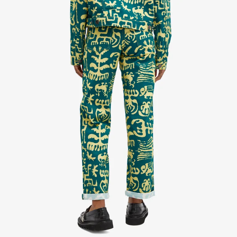 Charles Jeffrey LOVERBOY Art Denim Jeans Pant