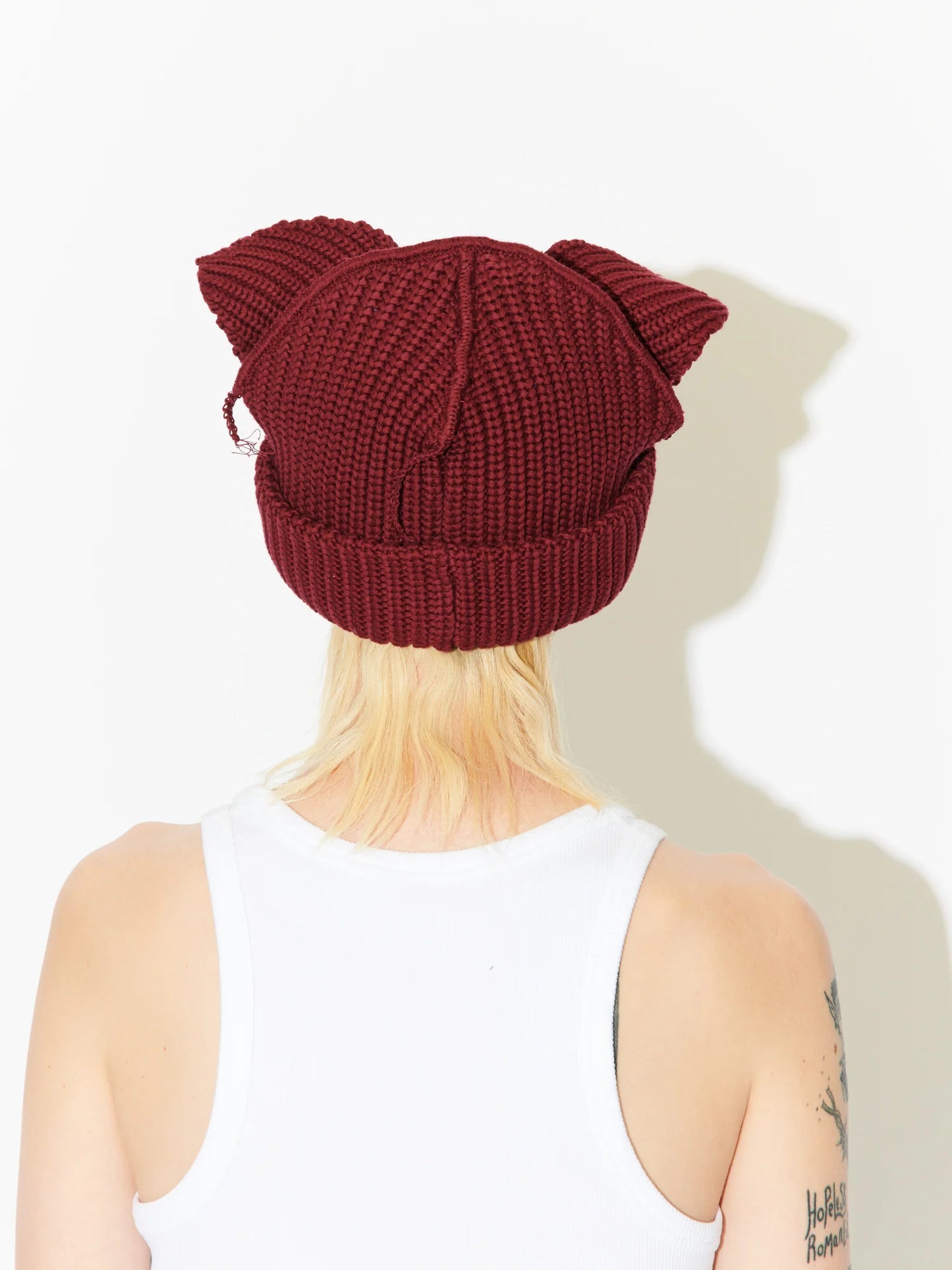 Charles Jeffrey LOVERBOY Chunky Ears Beanie Red