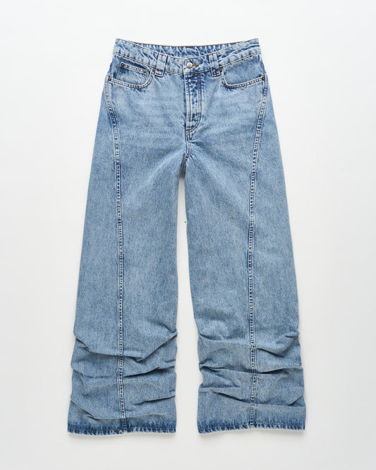 Avavav Jessie Pleated Jeans Stonewash Blue