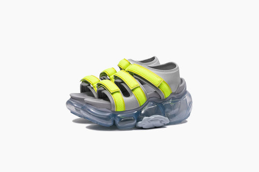 Grounds MOOPIE CATERPILLAR Neon Yellow & Icegray Sandals