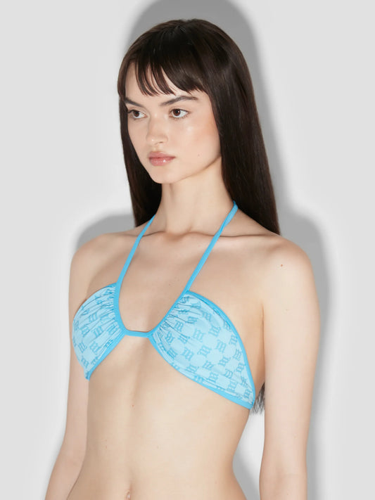 MISSBHV Swim Coquette Bikini Bra Blue