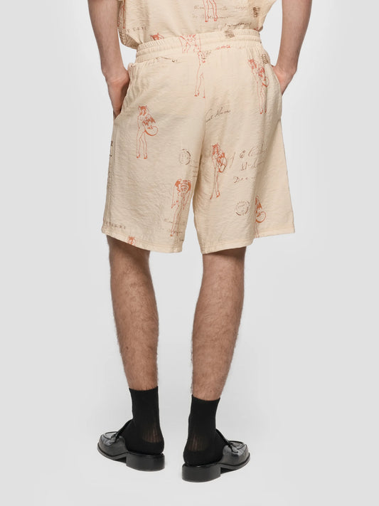 MISBHV Devil&Angel Shorts Poscard Beige