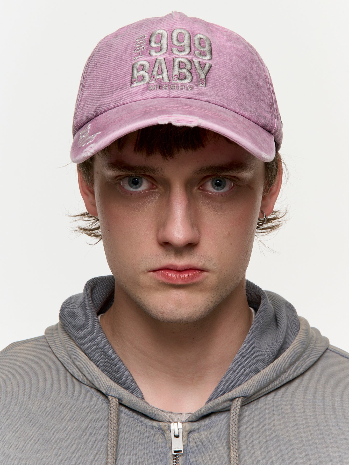 MISBHV 999 Baby Cap Washed Pink