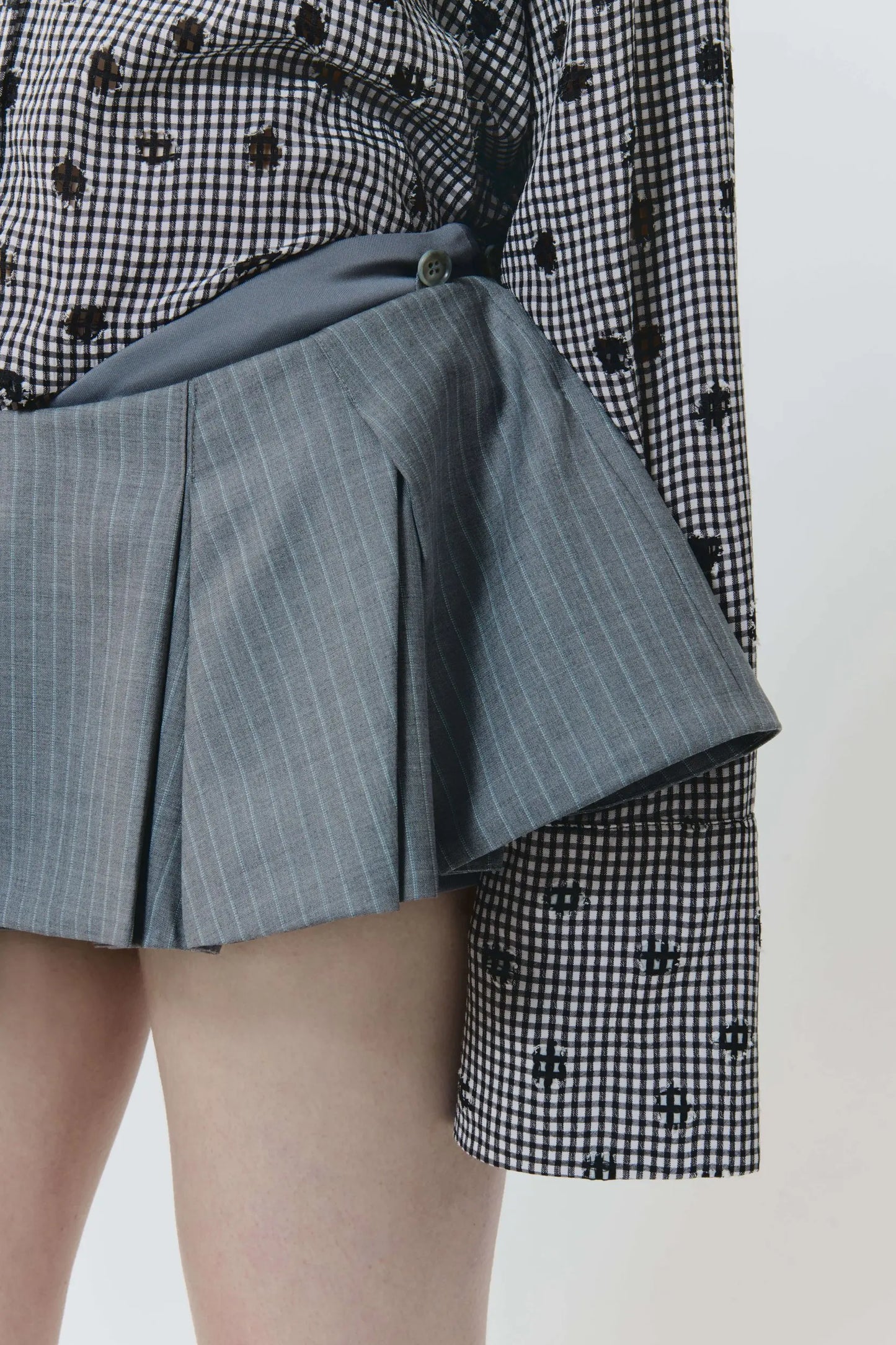 AVAVAV Biker Ballerina Skirt Light Gray
