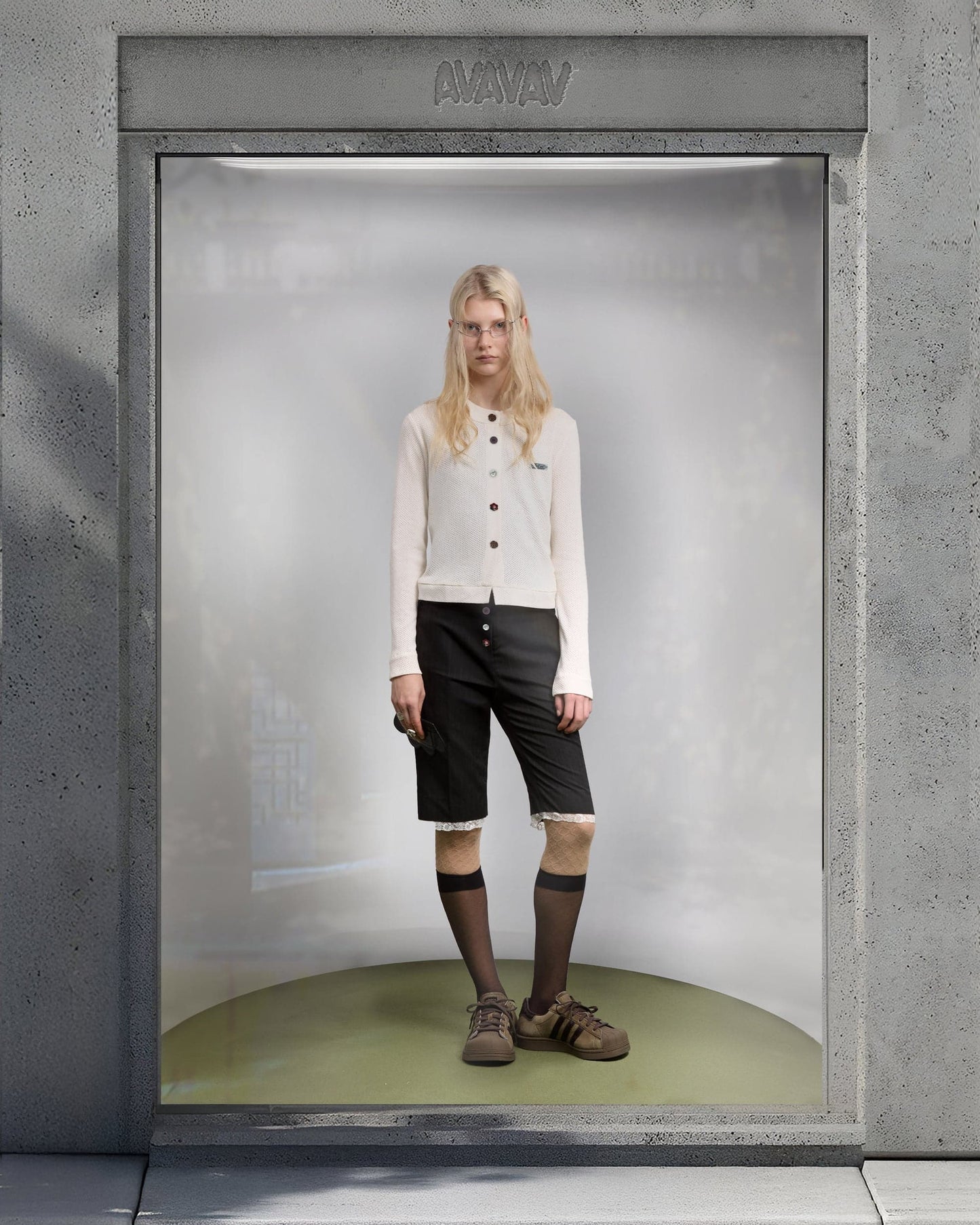 AVAVAV Suit Shorts With Buttons Black