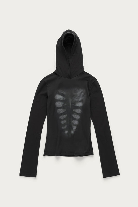AVAVAV Hooded Top Printed X-Ray Black