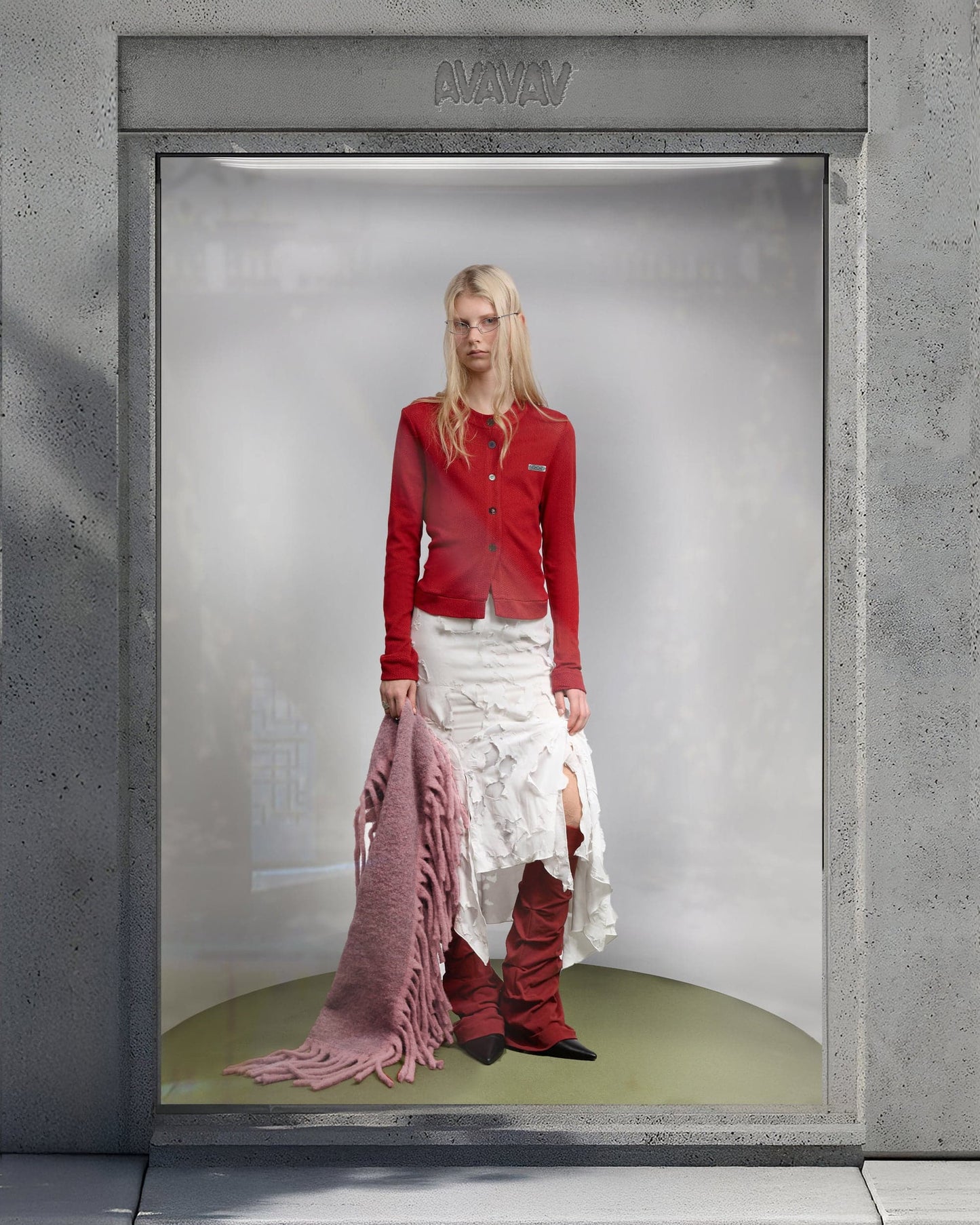 AVAVAV Cardigan Red