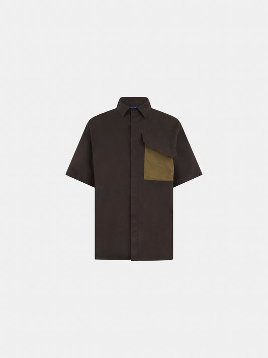 A Cold Wall Brunswick Short Sleeve Shirt Brown