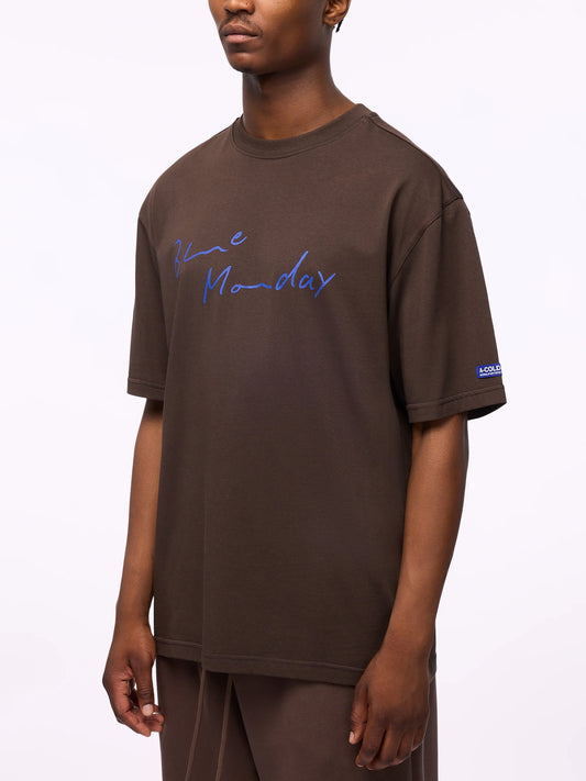 A Cold Wall Blue Monday T-Shirt Rust Blue