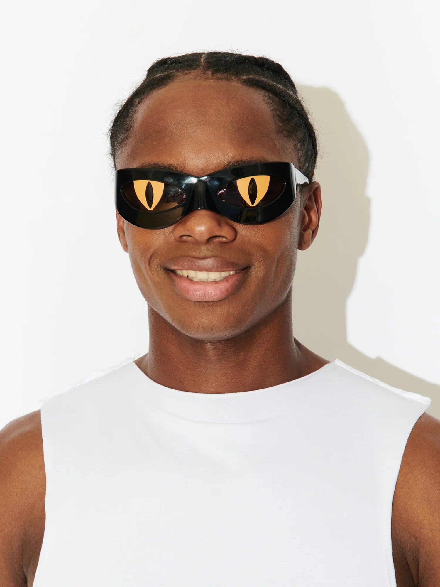 Charles Jeffrey LOVERBOY Neko Black Sunglasses – Groovin Store Charles Jeffrey LOVERBOY Neko Black Sunglasses – Groovin Store