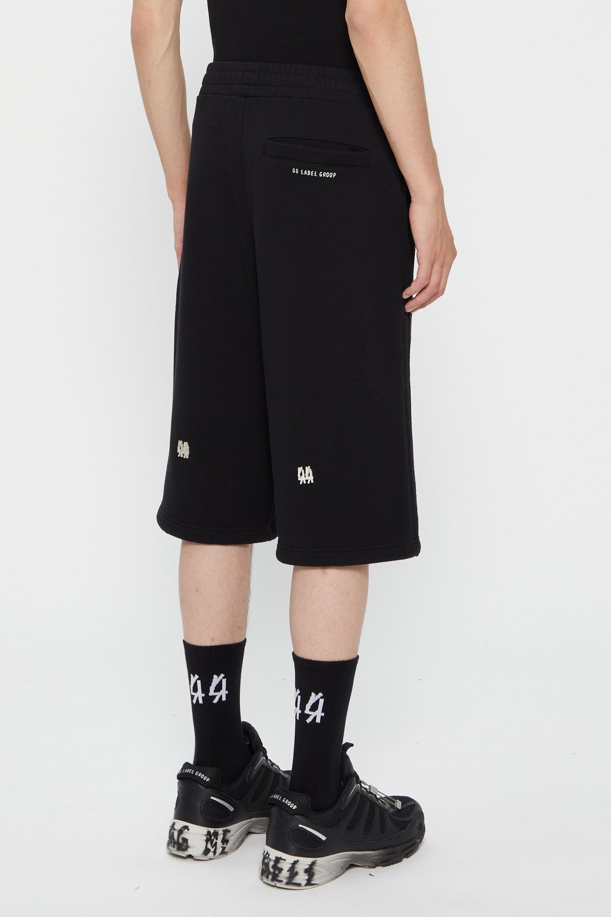 44Label Rivet Sw Shorts Black