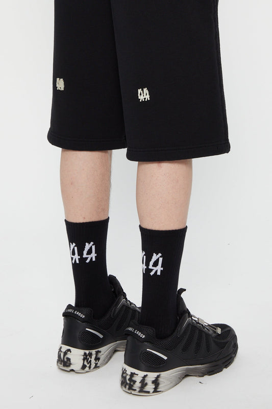 44Label Rivet Sw Shorts Black
