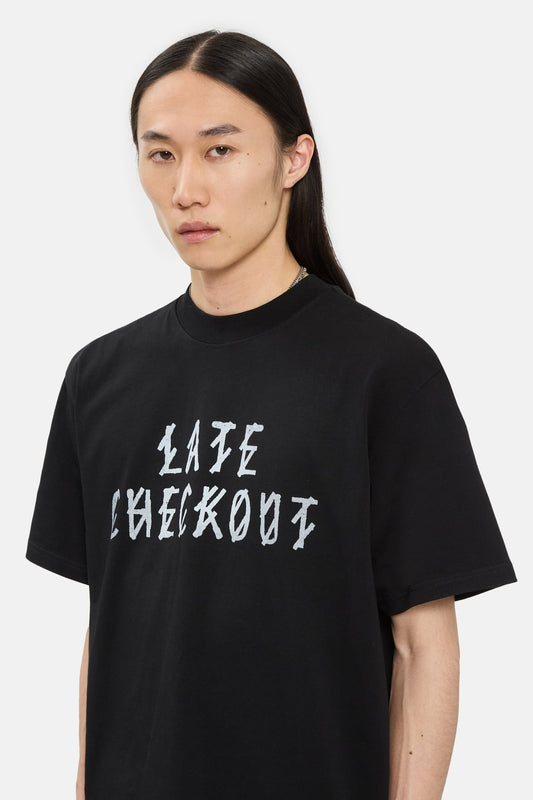 44Label Hotel Dirty White Black Tee