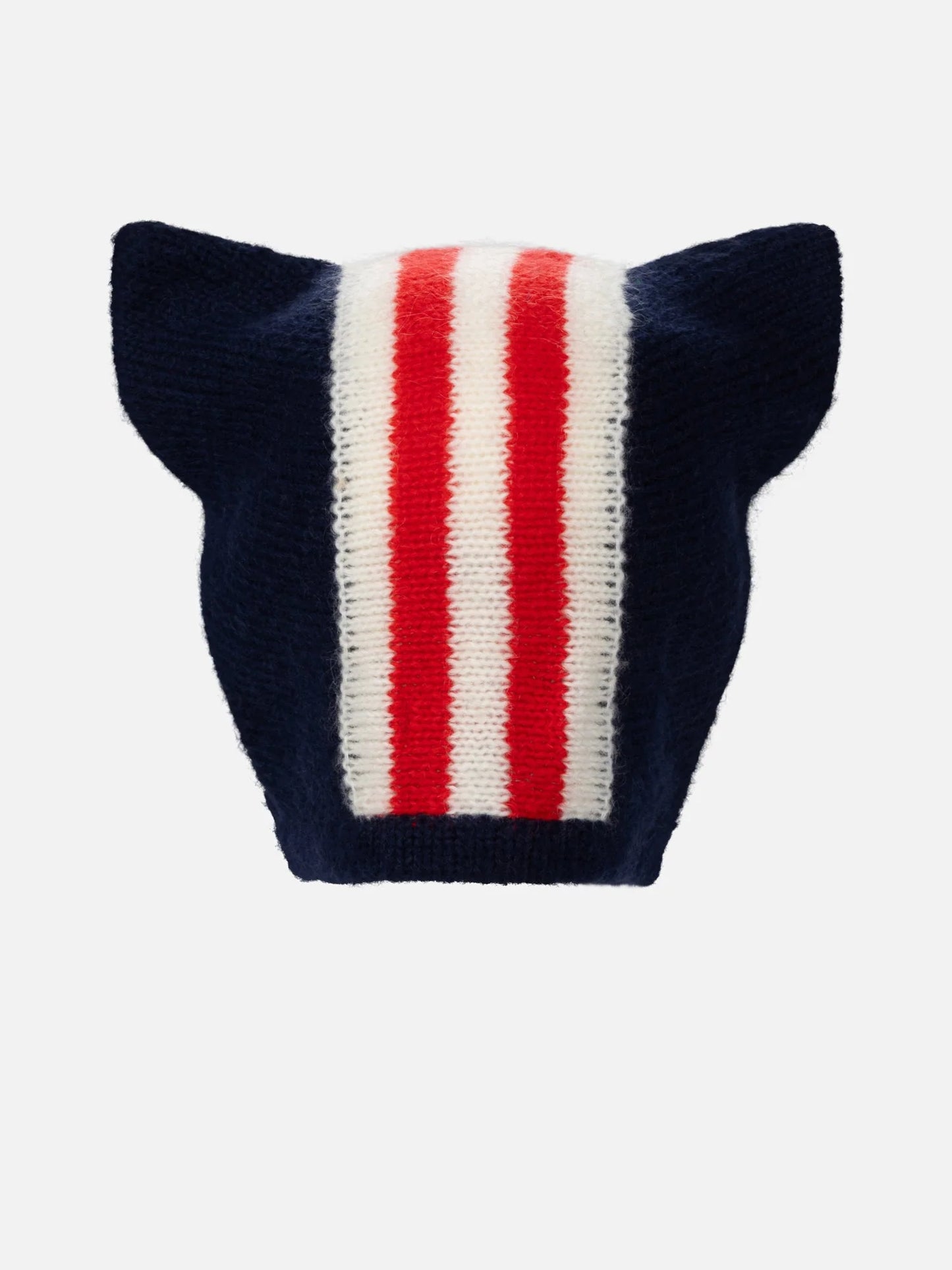 Charles Jeffrey LOVERBOY Ears Bonnet Navy Red & White