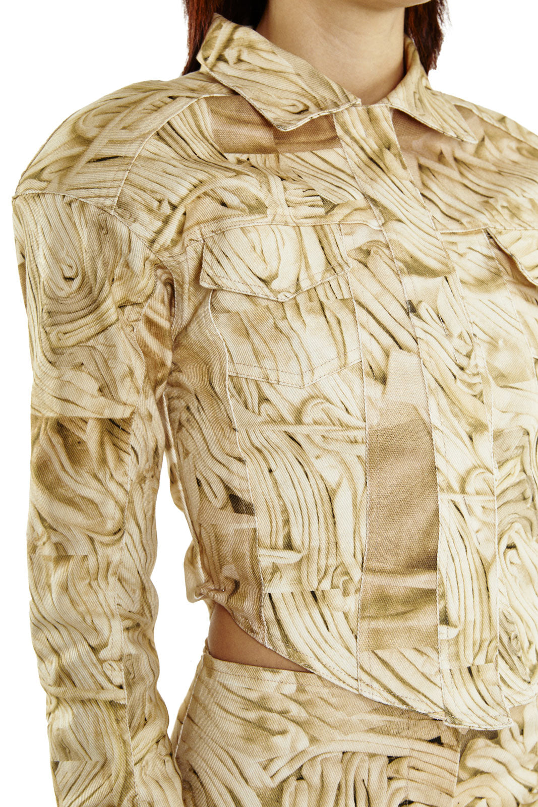Giorgiandreazza Skifü Crop Jacket Beige