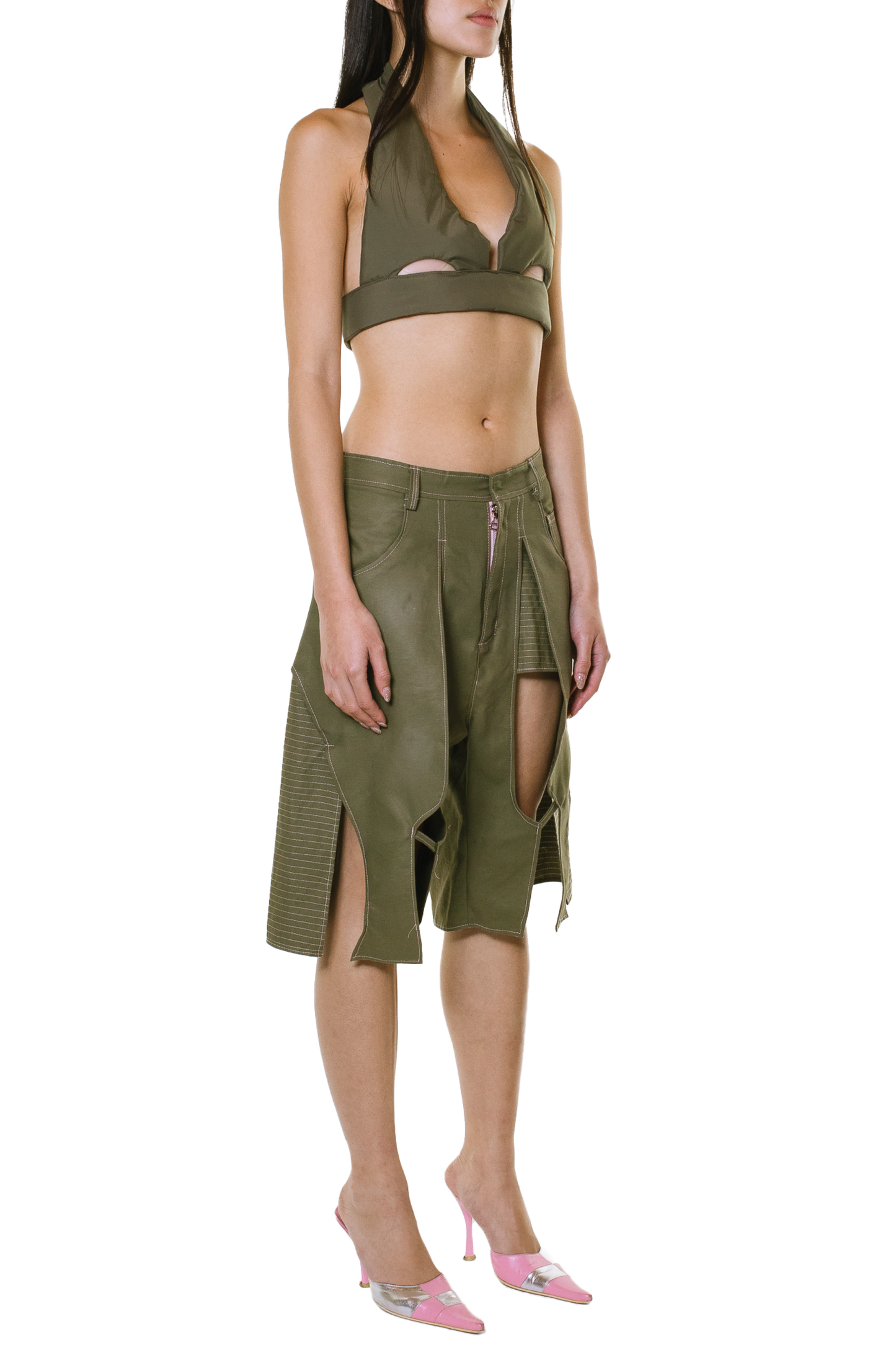 BERGIE by Giorgiandreazza Ghilli Cargo Short Military Green