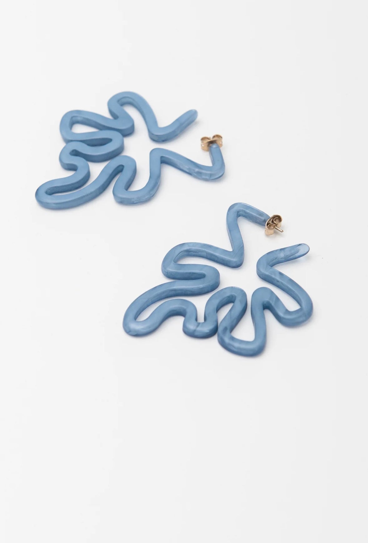 Bonsai Alberello Earrings Blue