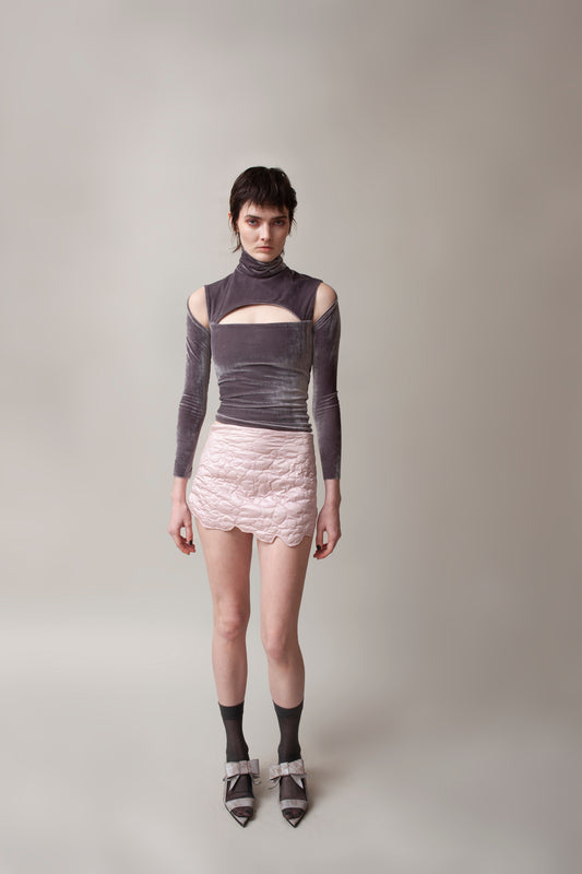 Florentina Leitner Tresor Long Sleeves Top Silver