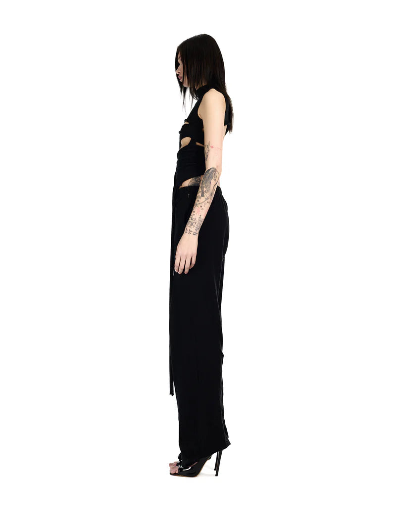 Ottolinger Cut Out Knit Top Black