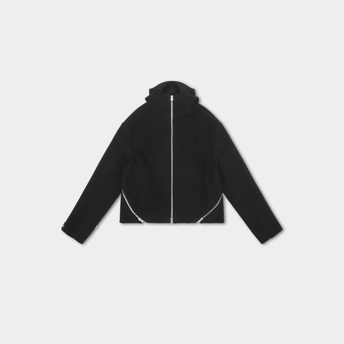Heliot Emil Lasing Wool Jacket Black