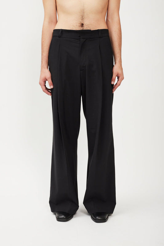 Bonsai Super Loose Fit Pant Black