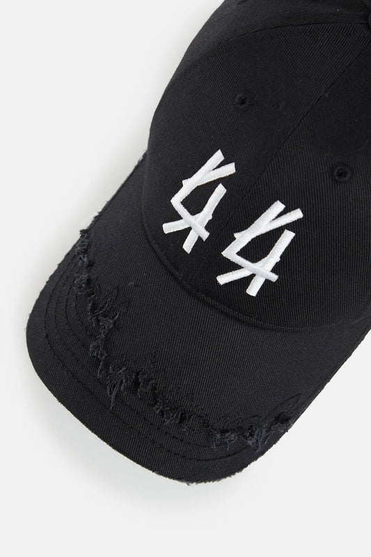 44Label Raw Logo Cap Black
