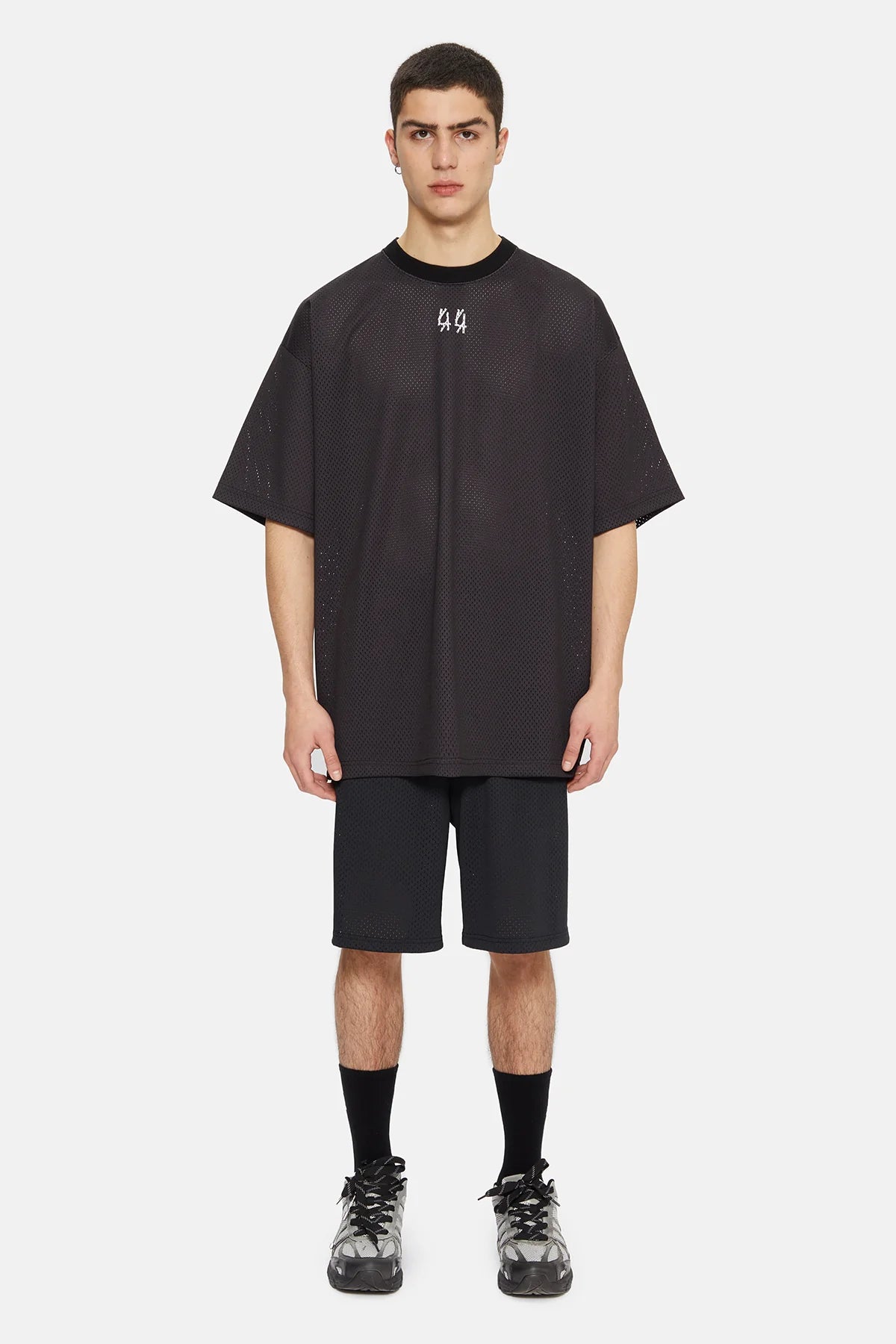 44Label Soccer Tee Black
