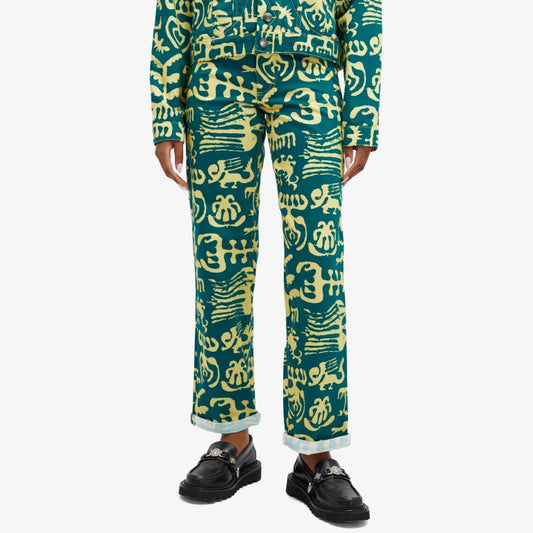 Charles Jeffrey LOVERBOY Art Denim Jeans Pant