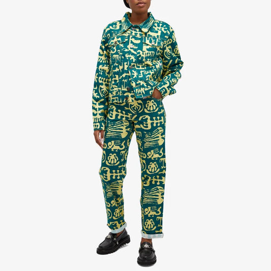 Charles Jeffrey LOVERBOY Art Denim Jeans Pant