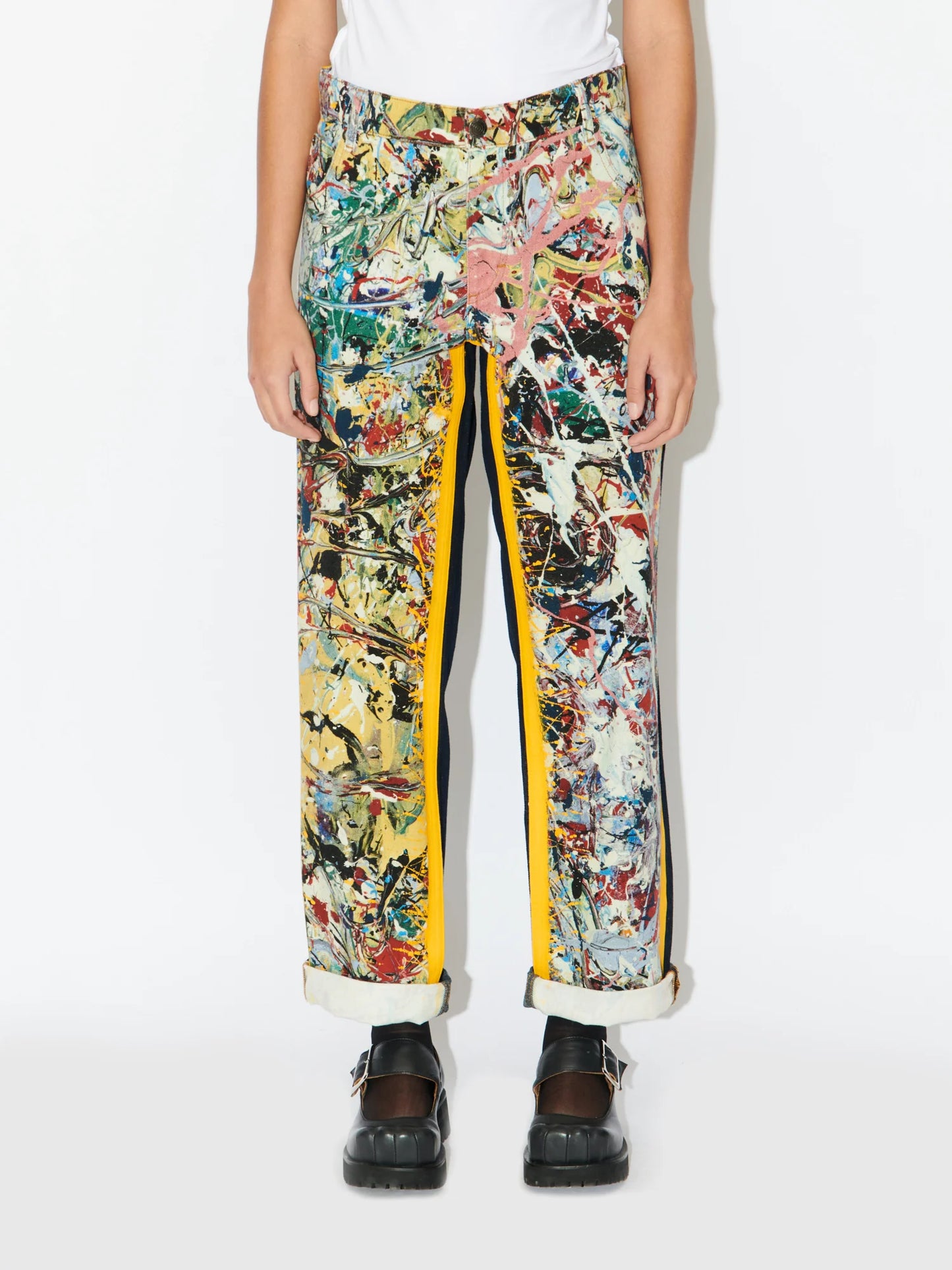 Charles Jeffrey LOVERBOY Art Denim Jeans Multicolor