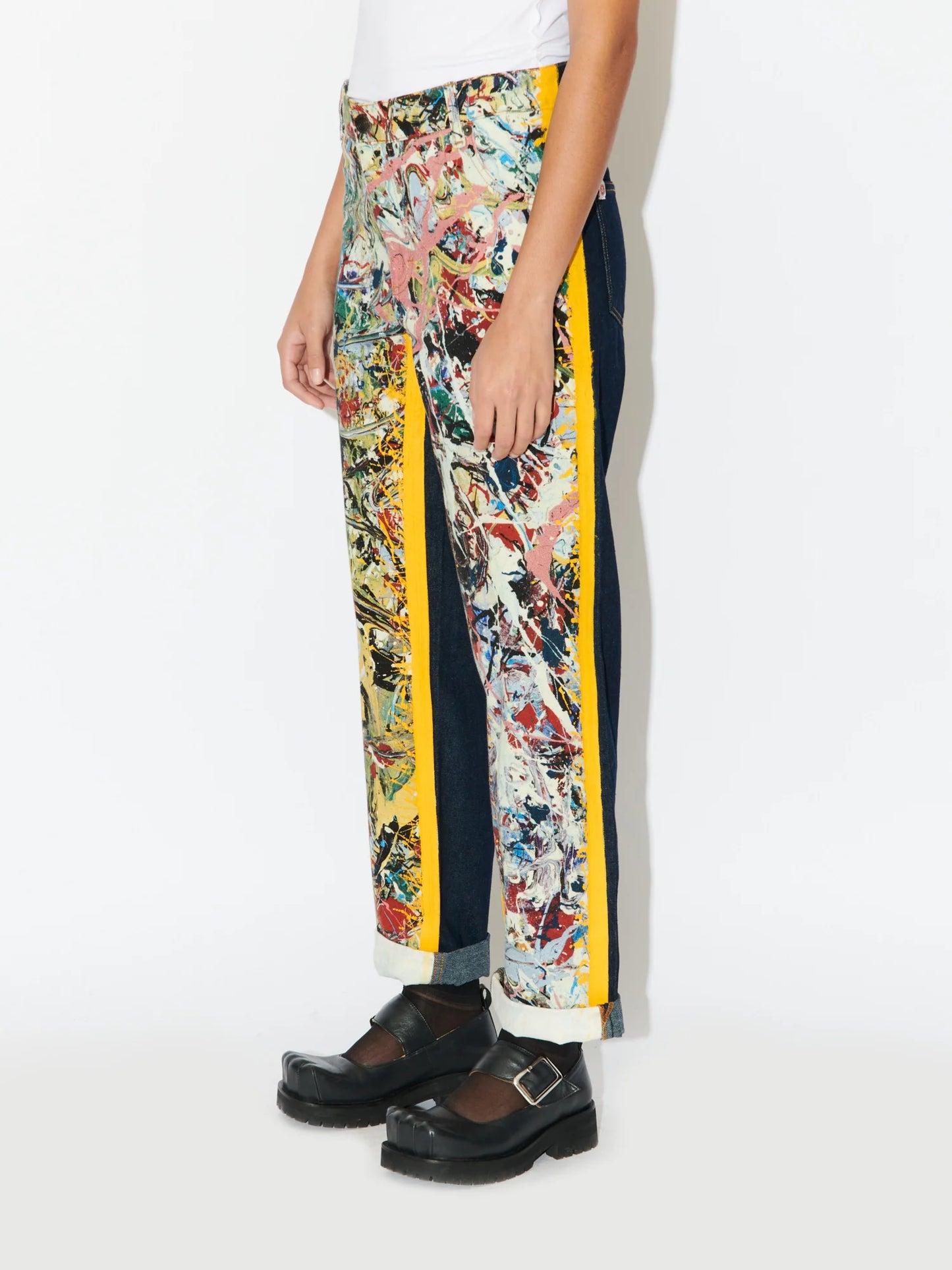Charles Jeffrey LOVERBOY Art Denim Jeans Multicolor