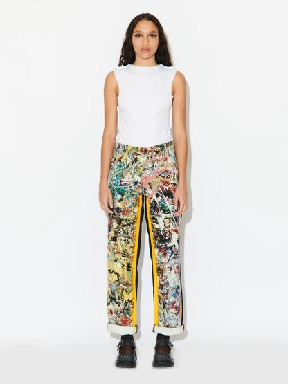 Charles Jeffrey LOVERBOY Art Denim Jeans Multicolor