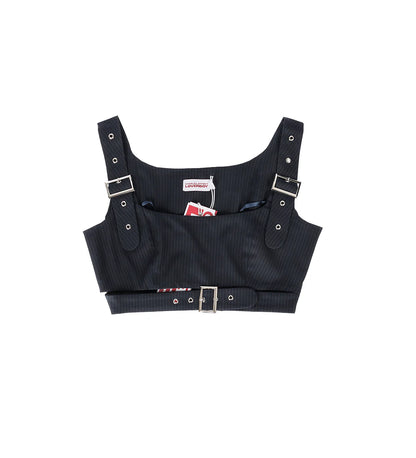 Charles Jeffrey LOVERBOY Belt Bralette Blue