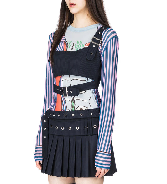 Charles Jeffrey LOVERBOY Belt Skirt Blue