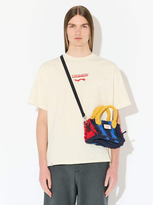 Charles Jeffrey LOVERBOY Petite Bucket Bag Blue