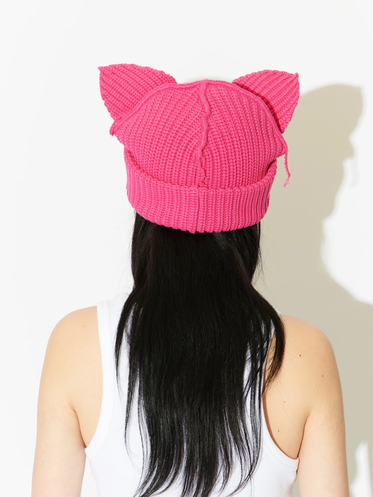 Charles Jeffrey LOVERBOY Chunky Ears Beanie Pink