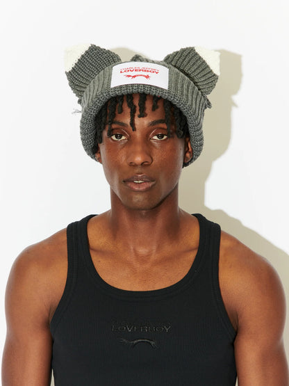 Charles Jeffrey LOVERBOY Chunky Ears Beanie Grey