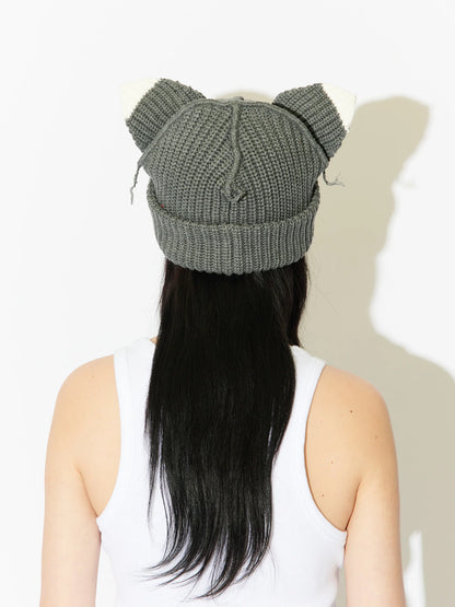 Charles Jeffrey LOVERBOY Chunky Ears Beanie Grey