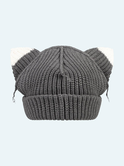 Charles Jeffrey LOVERBOY Chunky Ears Beanie Grey