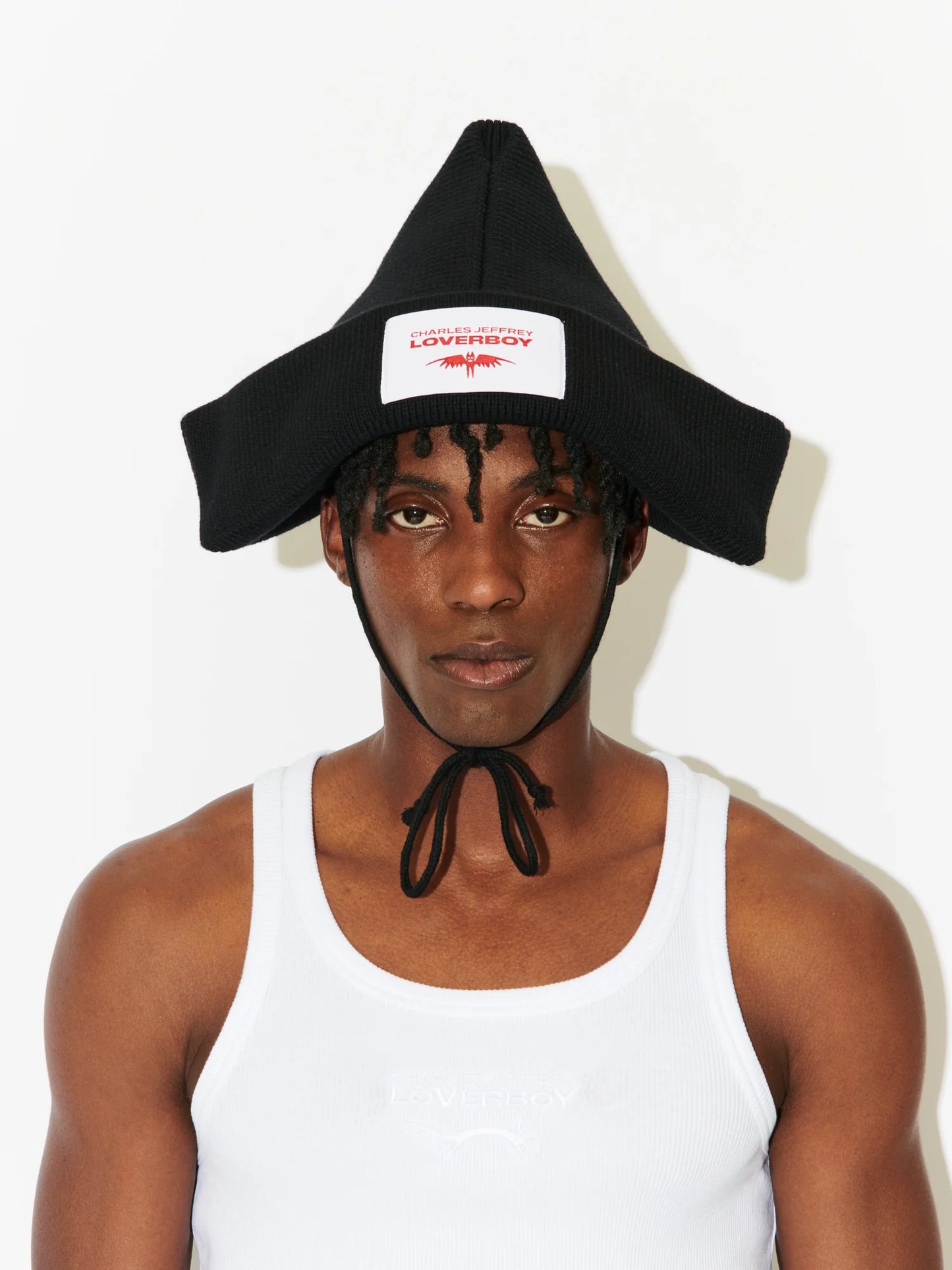 Charles Jeffrey LOVERBOY Paper Boat Beanie Black