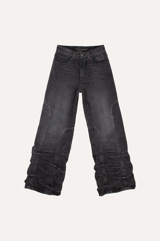 AVAVAV Smock Detailed Jeans Stonewash Black