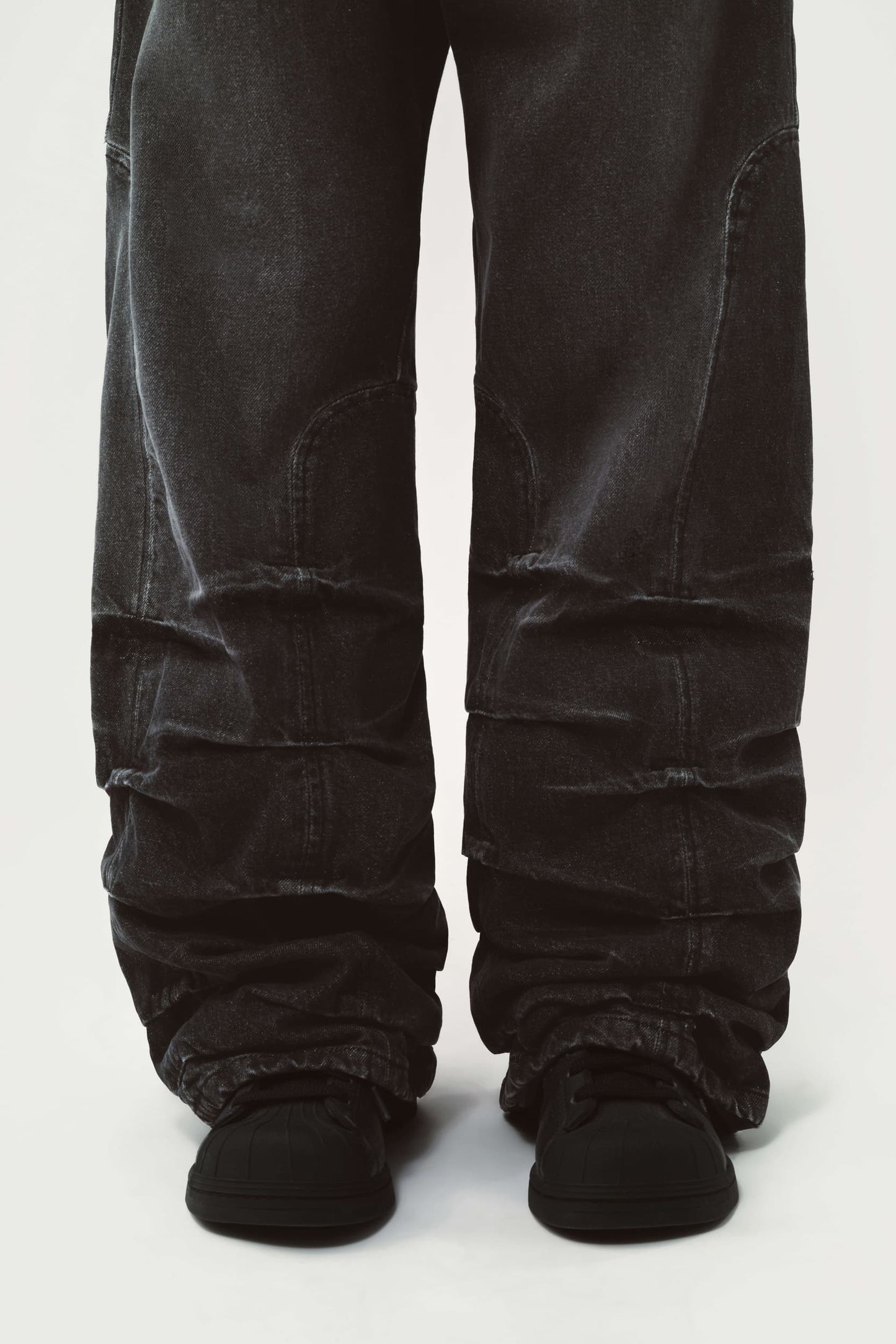 AVAVAV Smock Detailed Jeans Stonewash Black