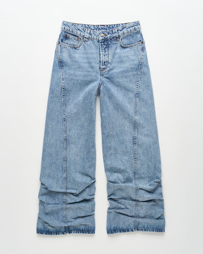 Avavav Jessie Pleated Jeans Stonewash Blue