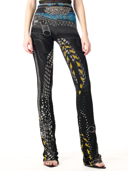 Ottolinger Mesh Pants Print Black