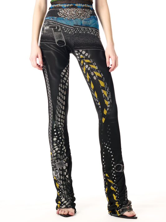Ottolinger Mesh Pants Print Black