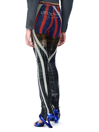 Ottolinger Mesh Pants Racing Plaid Print