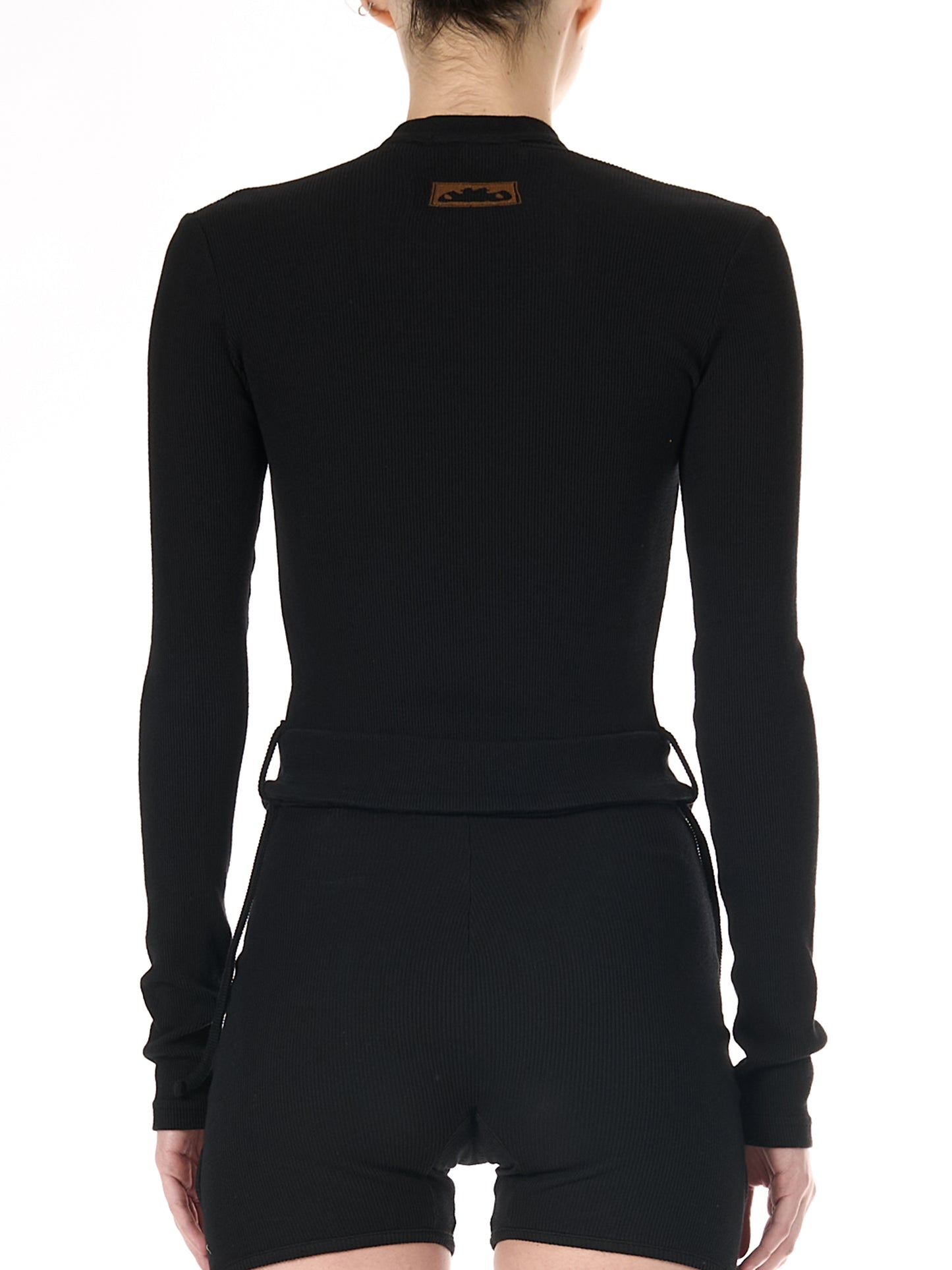 Ottolinger Double Closure Rib Cardigan Black