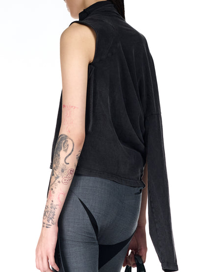 Ottolinger Shifted Sleeve Top Black