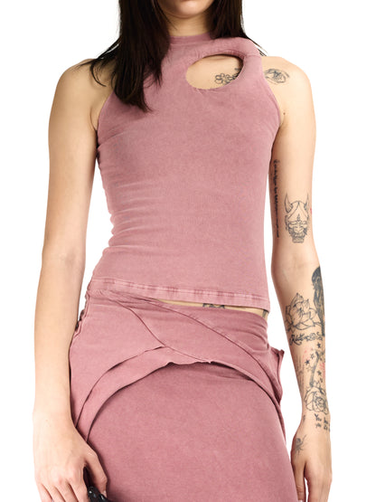 Ottolinger Donut Exo Tank Mauve Red